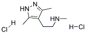 3,5-Dimethyl-4-[2-(methylamino)ethyl]-1H-pyrazole dihydrochloride 结构式