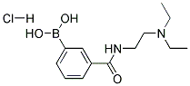 3-{[2-(Diethylamino)ethyl]carbamoyl}benzeneboronic acid hydrochloride 结构式