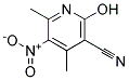 4,6-Dimethyl-2-hydroxy-5-nitronicotinonitrile 结构式