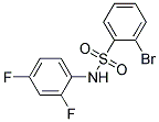2-Bromo-N-(2,4-difluorophenyl)benzenesulphonamide 结构式