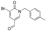 5-Bromo-1-(4-methylbenzyl)-6-oxo-1,6-dihydropyridine-3-carboxaldehyde 结构式