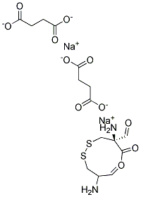 胱氨酸基双琥珀酸二钠 结构式