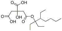 柠檬酸三(乙基己醇)酯 结构式