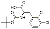 Boc-2,3-Dichloro-D-Phenylalanine 结构式