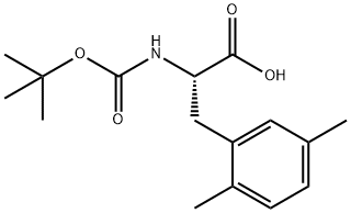 BOC-2,5-DIMETHY-L-PHENYLALANINE 结构式