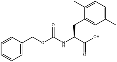 CBZ-2,5-DIMETHY-L-PHENYLALANINE 结构式