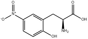 DL-2-HYDROXY-5-NITRO-PHENYLALANINE 结构式