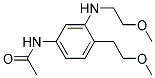 N-(4-(2-methoxyethyl)-3-(2-methoxyethylamino)phenyl)acetamide 结构式