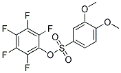 PENTAFLUOROPHENYL 3,4-DIMETHOXY-BENZENESULFONATE 98% 结构式