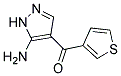 (5-AMINO-1H-PYRAZOL-4-YL)-THIOPHEN-3-YL-METHANONE 结构式