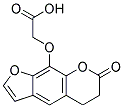 (7-OXO-6,7-DIHYDRO-5H-FURO[3,2-G]CHROMEN-9-YLOXY)-ACETIC ACID 结构式