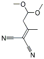 4,4-DICYANO-3-METHYL-3-BUTENAL DIMETHYL ACETAL 结构式