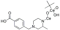 4-[(4-CARBOXYPHENYL)METHYL]-1-PIPERAZINE CAROXYLIC ACID METHYL ESTER, 1-(1,1-DIMETHYLETHYL) ESTER 结构式