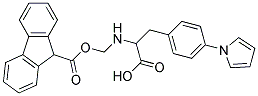 9H-FLUORENE-9-CARBOXYLIC ACID [1-CARBOXY-2-(4-PYRROL-1-YL-PHENYL)-ETHYLAMINO]-METHYL ESTER 结构式