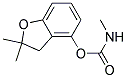 METHYL-CARBAMIC ACID 2,2-DIMETHYL-2,3-DIHYDRO-BENZOFURAN-4-YL ESTER 结构式