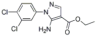 ETHYL 5-AMINO-1-(3,4-DICHLOROPHENYL)-PYRAZOLE-4-CARBOXYLATE 结构式