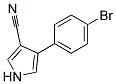 4-(4-BROMOPHENYL)-1H-PYRROLE-3-CARBONITRILE 结构式