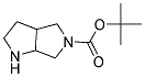 HEXAHYDRO-PYRROLO[3,4-B]PYRROLE-5-CARBOXYLIC ACID TERT-BUTYL ESTER 结构式