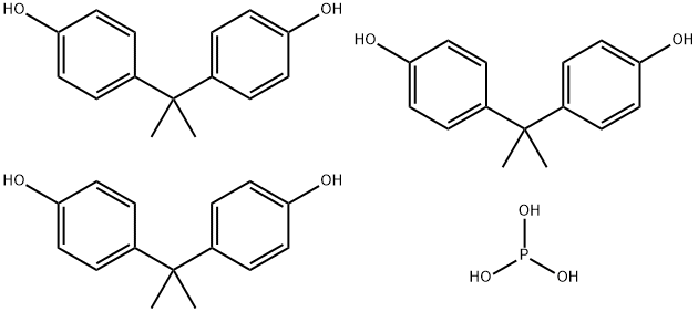 亚磷酸双酚A酯 结构式