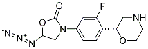 R-N-(3-Fluoro-4-Morpholinylphenyl)-2-Oxo-5-Oxazolidinylazide 结构式
