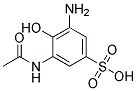 3-Acetamino-5-Amino-4-Hydroxybenzene Sulfonic Acid 结构式