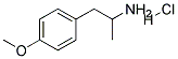 (-)-2-(P-METHOXYPHENYL)-1-METHYLETHYLAMINE HYDROCHLORIDE 结构式