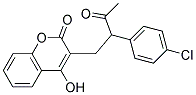 3-[2-(4'-Chlorophenyl)-B-Acetylethyl]-4-Hydroxycoumarin 结构式