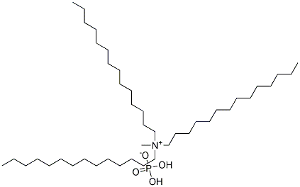 三-十四烷基甲基磷酸铵 结构式