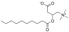 L-CarnitineDecanoate 结构式