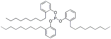 三(十二烷基一苯基)-亞磷 结构式