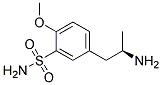 (R)-(-)-5-[(2-Amino-2-Methyl)Ethyl]-2-MethoxyBenzensulfonamide 结构式