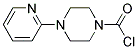 4-Pyridine-2-YlPiperazine-1-CarbonylChloride 结构式