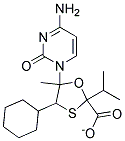 5-(4-Amino-2-Oxo-2h-Pyrimidin-1-Yl)-(1r,2s,5r)-2-Isopropyl-5-Methyl Cyclohexyl-1,3-Oxathiolane-2-Carboxylate 结构式