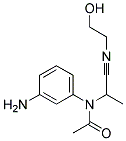 (N-Hydroxyethyl,N-Cyano Ethyl)-m-Amino Acetanilide 结构式