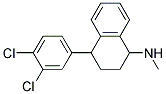 4-(3,4-Dichlorophenyl)-1,2,3,4-tetrahydro-N-methyl-1-Naphthylamine 结构式