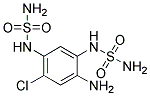 4-Amino-6-Chloro-1,3-Benzene-Disulfamide 结构式