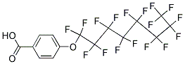 4-(Heptadecafluoro-1-octyloxy)benzoic acid 结构式