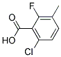 6-Chloro-2-fluoro-3-methylbenzoic acid, 97+% 结构式