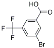 3-Bromo-5-(trfluoromethyl)benzoic acid 结构式
