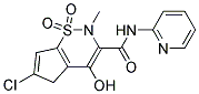 6-Chloro-4-hydroxy-2-methyl-1,1-dioxo-2,5-dihydro-1H-1l6-cyclopenta[e][1,2]thiazine-3-carboxylicacidpyridin-2-ylamide 结构式