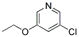 3-CHLORO-5-ETHOXYPYRIDINE 结构式