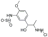 3-HYDROXY-3-(4'-METHOXY-3'-SULFONAMIDOPHENYL)-2-PROPYLAMINE, HYDROCHLORIDE 结构式