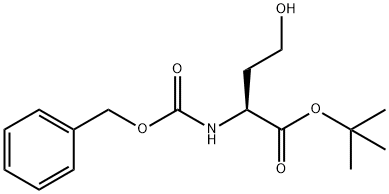 (S)-叔丁基2-((苄氧基)羰基)氨基)-4-羟基丁酸酯 结构式