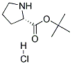 L-PROLINE-TERT-BUTYL ESTER HCL 结构式