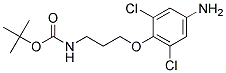 TERT-BUTYL 3-(4-AMINO-2,6-DICHLOROPHENOXY)PROPYLCARBAMATE 结构式