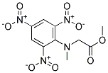 N-METHYL-N-(2,4,6-TRINITROPHENYL)-GLYCINE METHYL ESTER 结构式