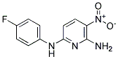 2-氨基-3-硝基-6-对氟苄胺基吡啶 结构式