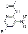 N-(5-BROMO-3-NITROPYRIDIN-2-YL)ACETAMIDE 结构式