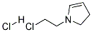 N-(2-CHLOROETHYL) PYRROLINIE HCL 结构式