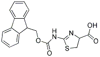 FMOC-DL-2-AMINO-2-THIAZOLINE-4-CARBOXYLIC ACID 结构式